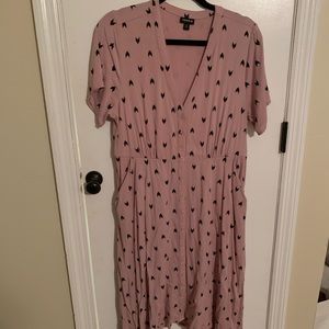 Worn once- Torrid size 0 midi dress
